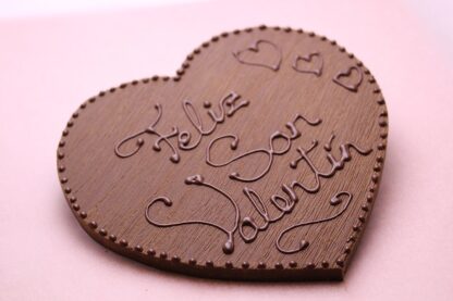 Tableta chocolate gigante corazón